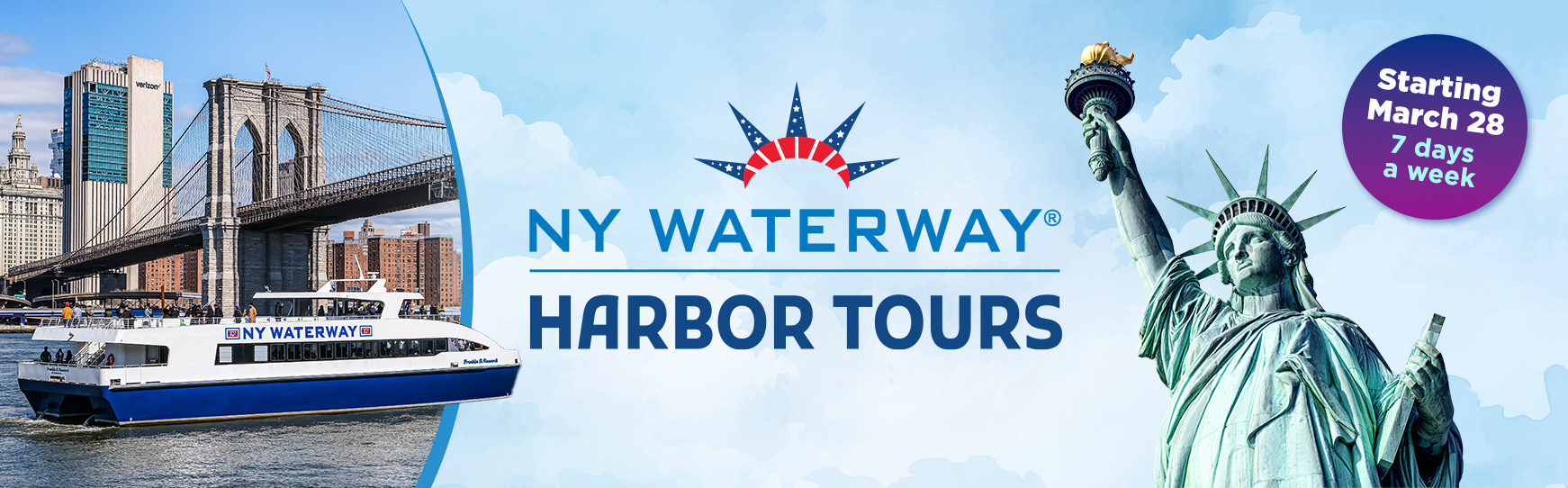NYW Harbor Tour Banner